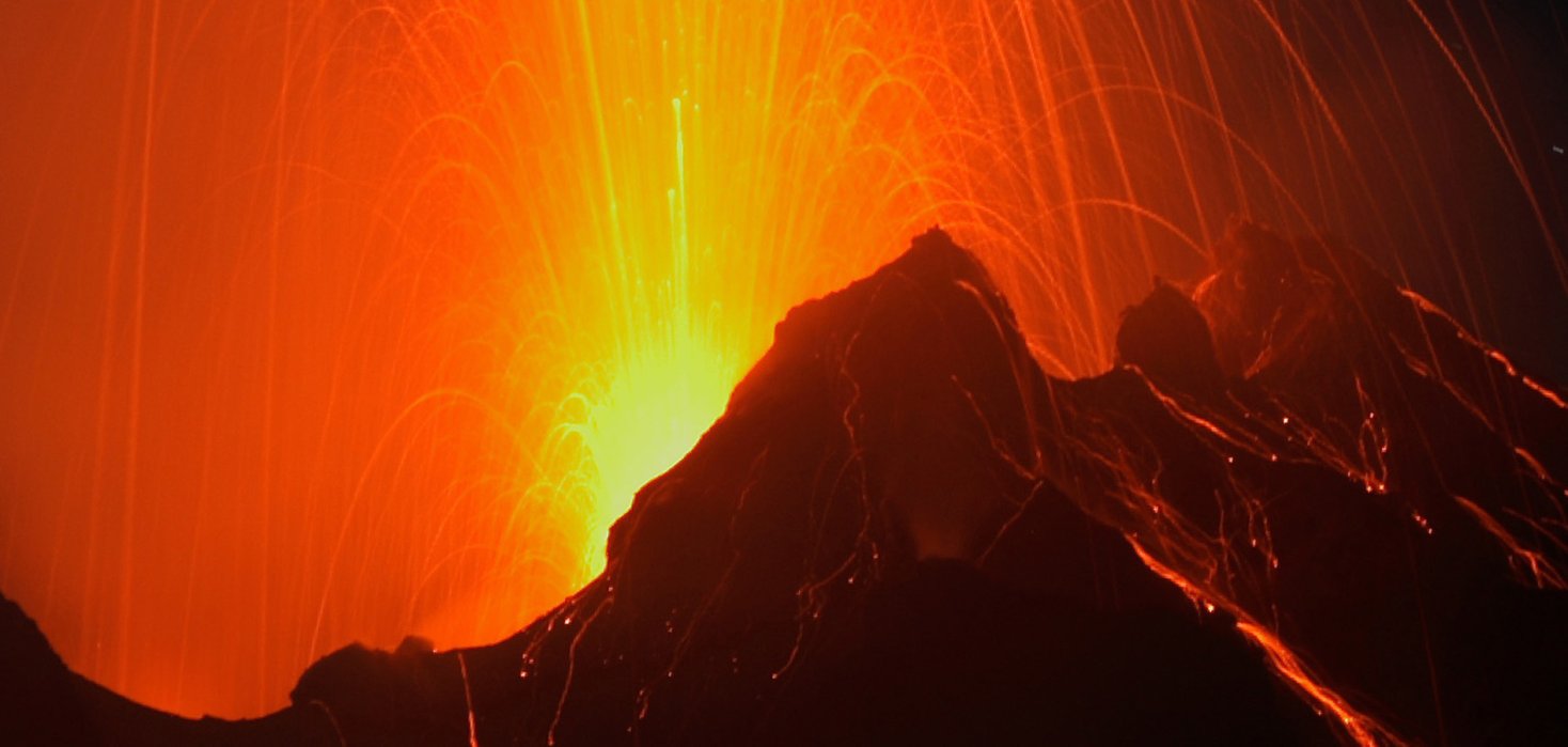 Night of fire at Stromboli