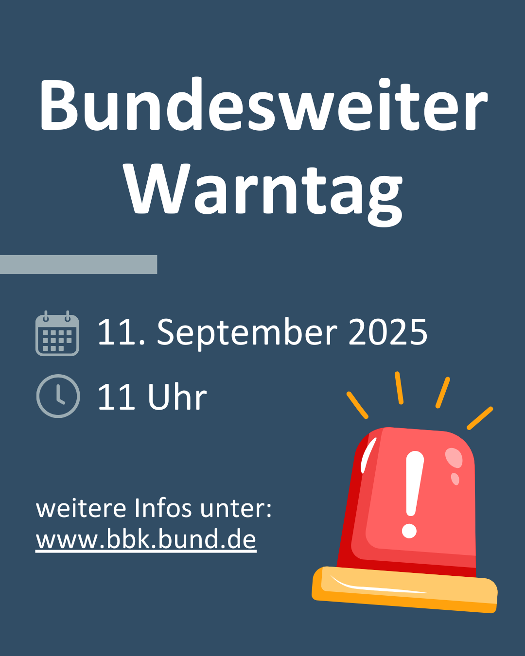 Bundesweiter Warntag 