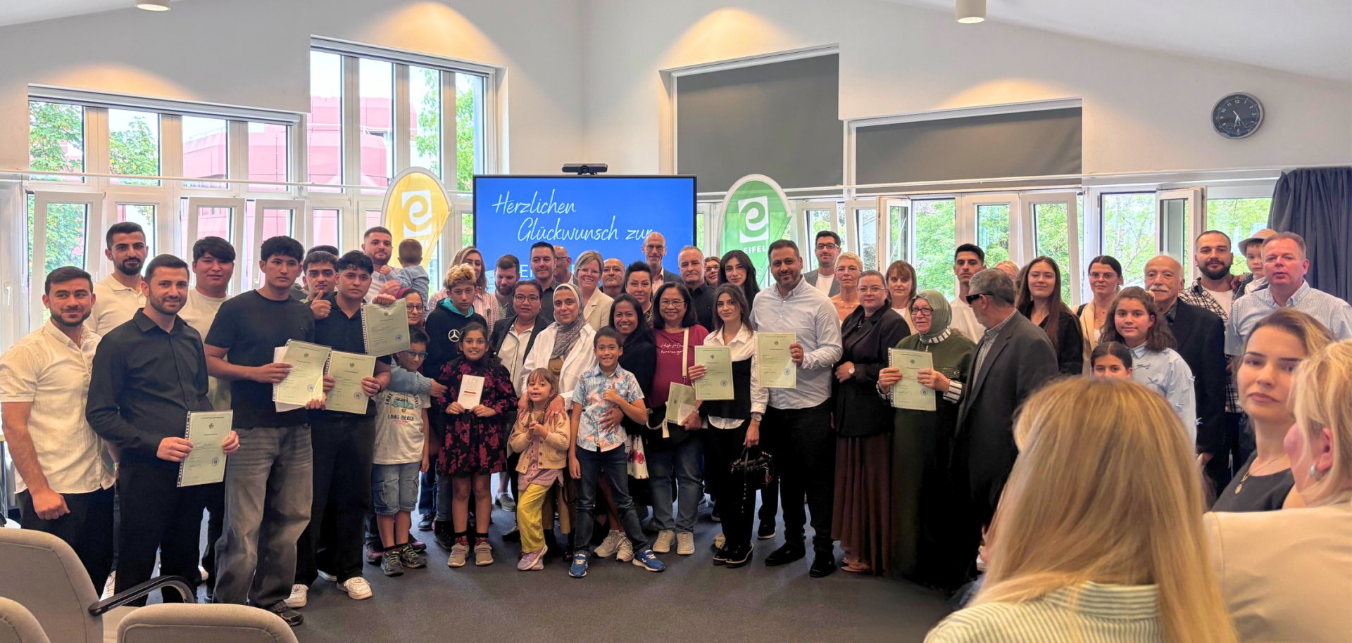 Einbürgerungsfeier am 27.08.2025 in der Kreisverwaltung Vulkaneifel