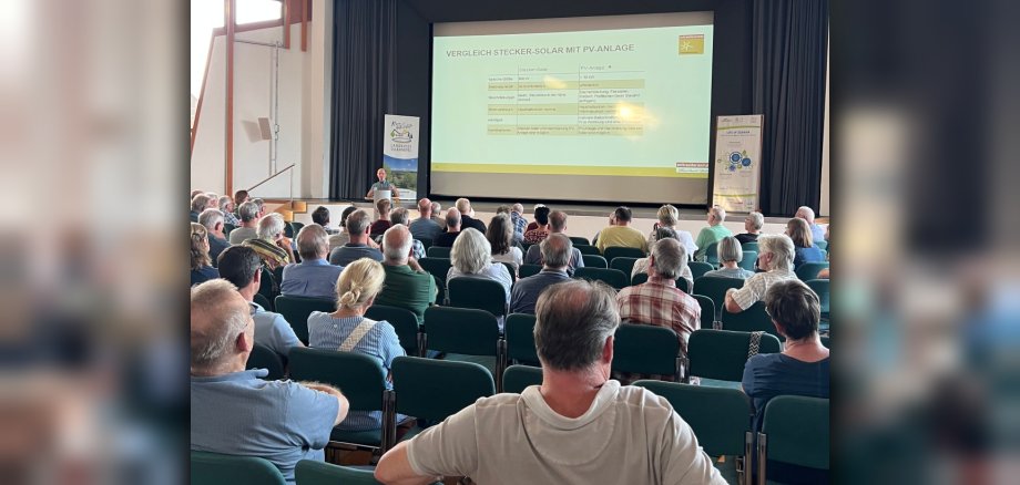 Infoveranstaltung zu Balkonkraftwerken und größeren PV-Anlagen Infoveranstaltung zu Balkonkraftwerken und größeren PV-Anlagen