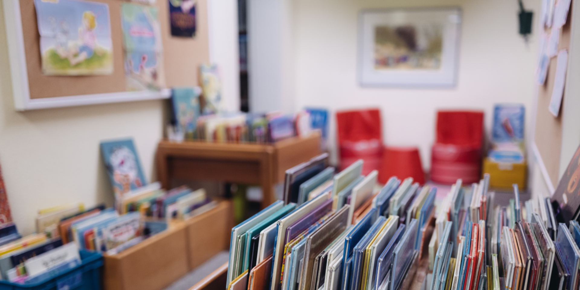 Bücher in der Kreisbibliothek