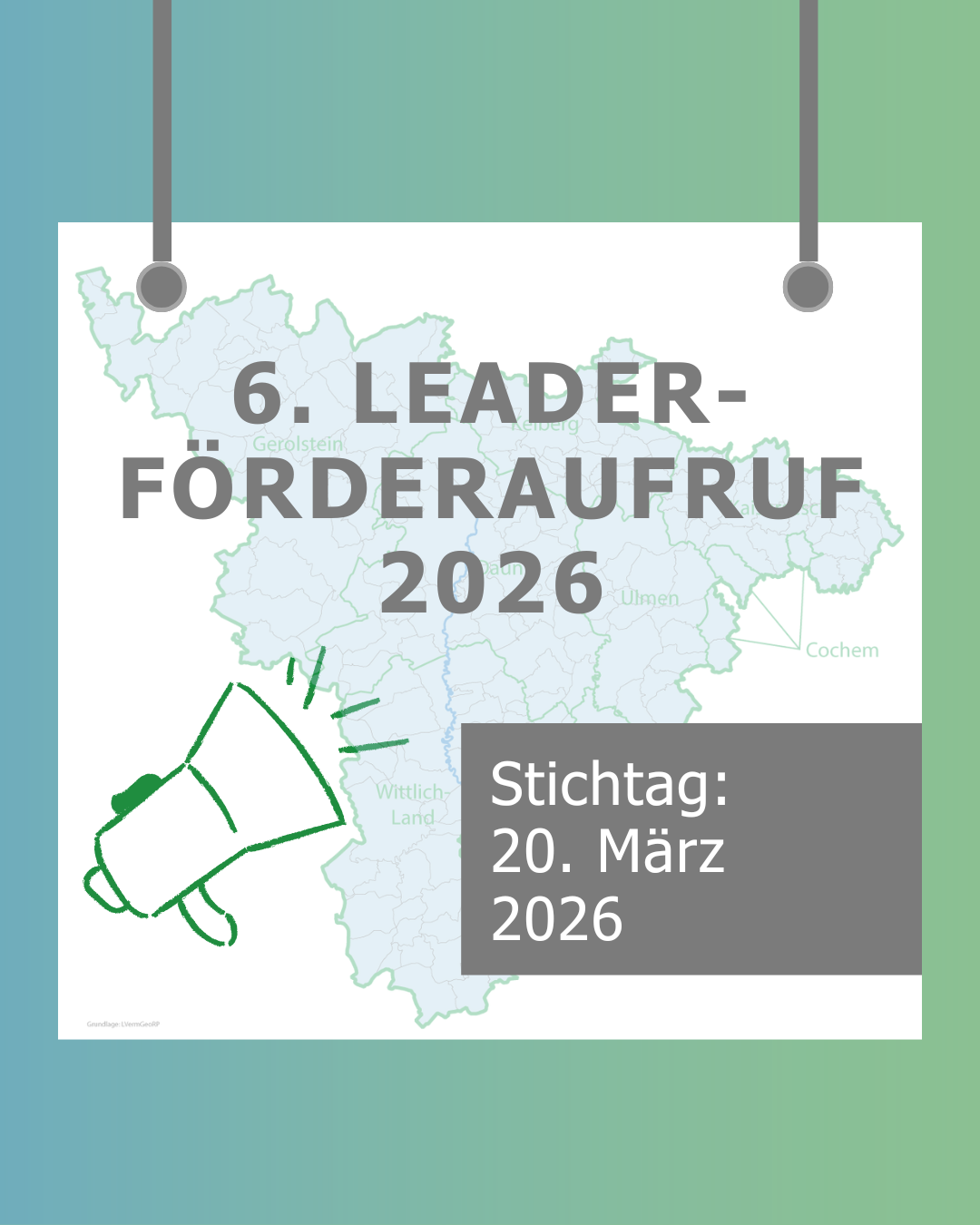 6. LEADER Förderaufruf 2026