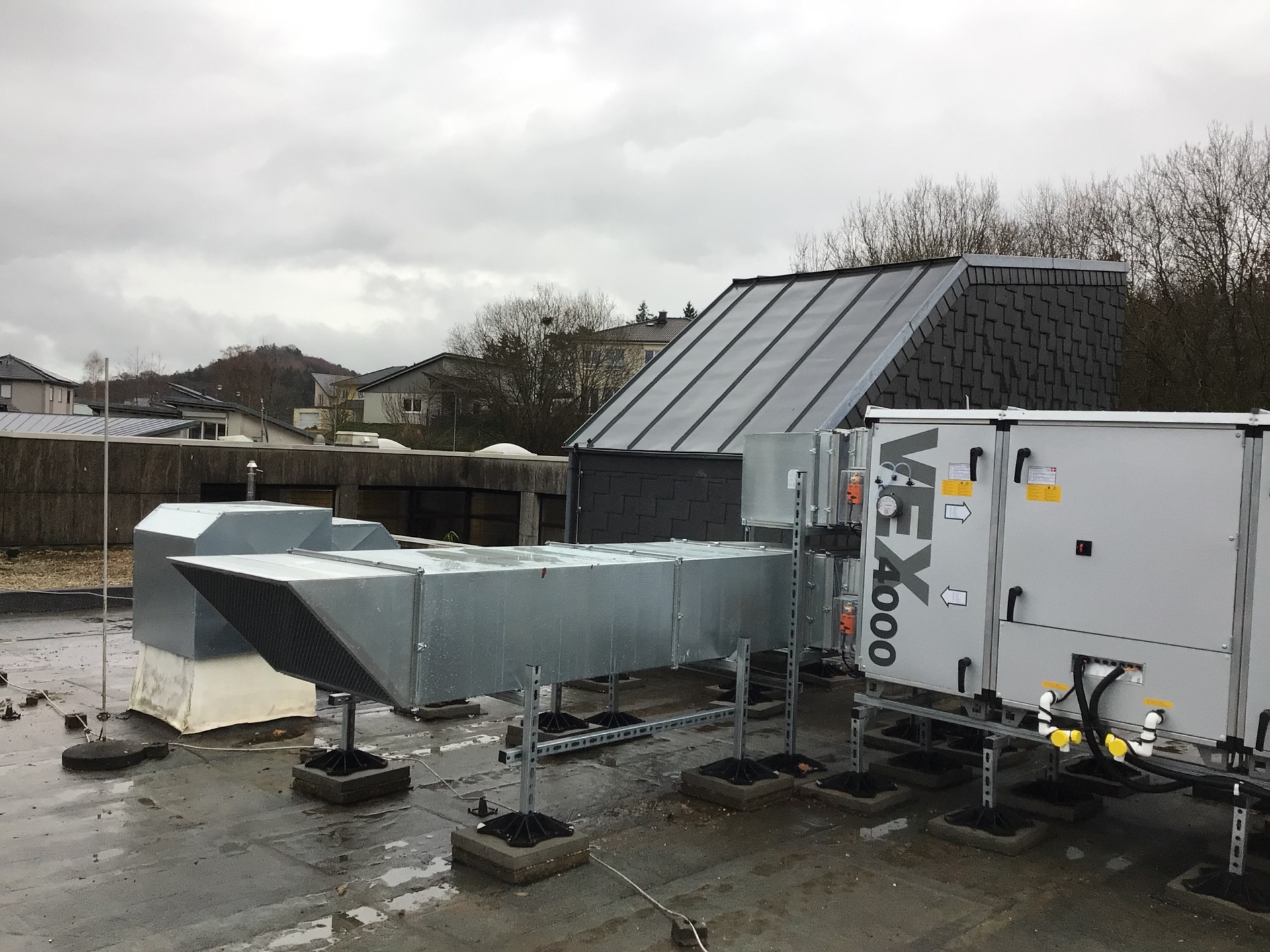 Raumlufttechnische Anlage am Hubertus-Radar-Förderzentrum in Gerolstein.