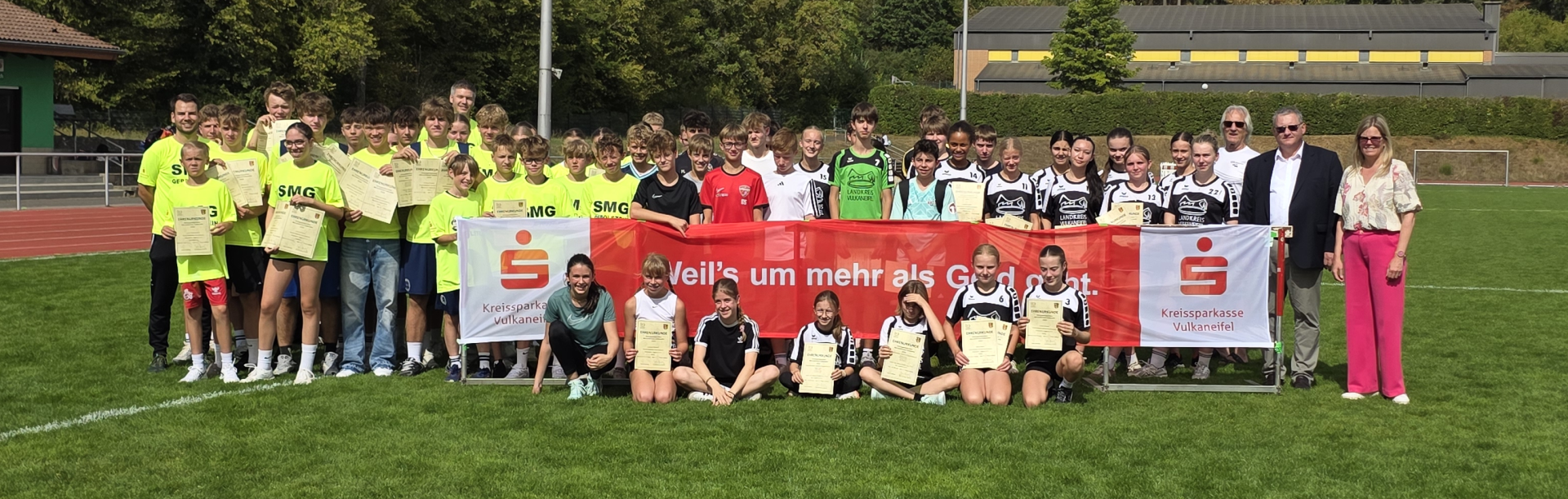 Kreisjugendsportfest 2026 im Wehrbüschstadion in Daun – spannende Wettkämpfe und sportlicher Teamgeist. 