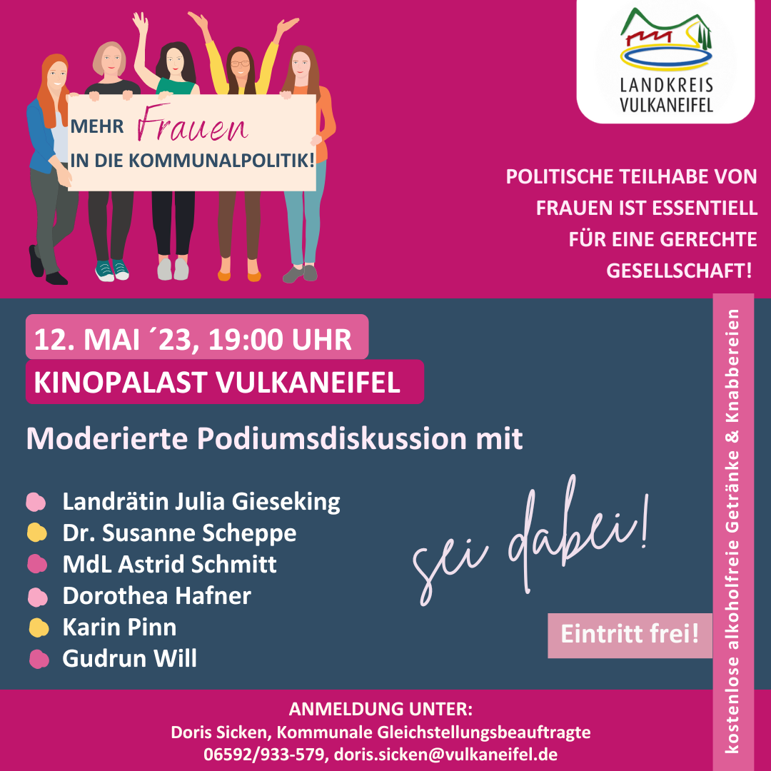 Bewerbung Frauen in die Kommunalpolitik KW18 Website